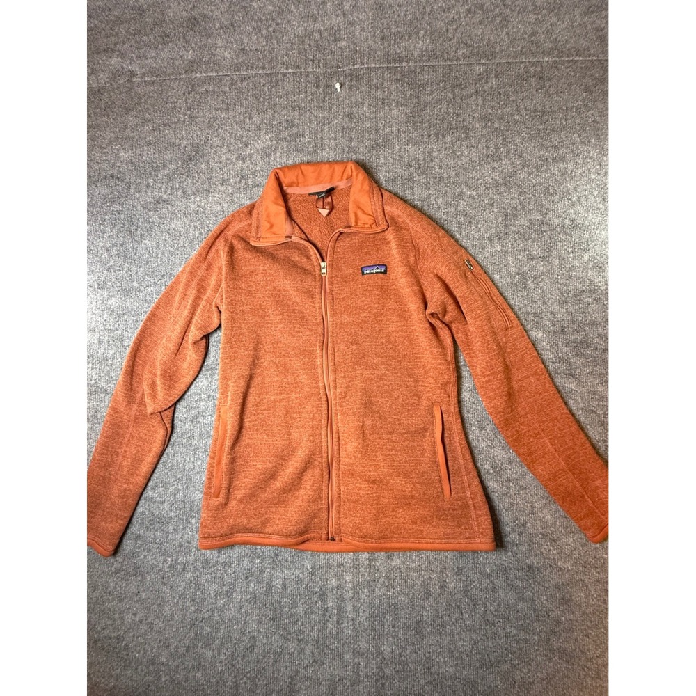 Patagonia Better Sweater Full Zip Fleece Jacket Orange Mens L 25543 FA19